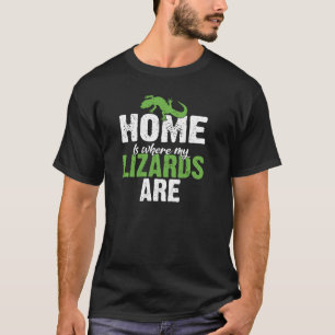 Camiseta Lar É Onde Meus Lagartos Estão...