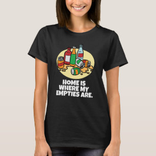 Camiseta Lar é onde meus vazios são o caos negligenciado