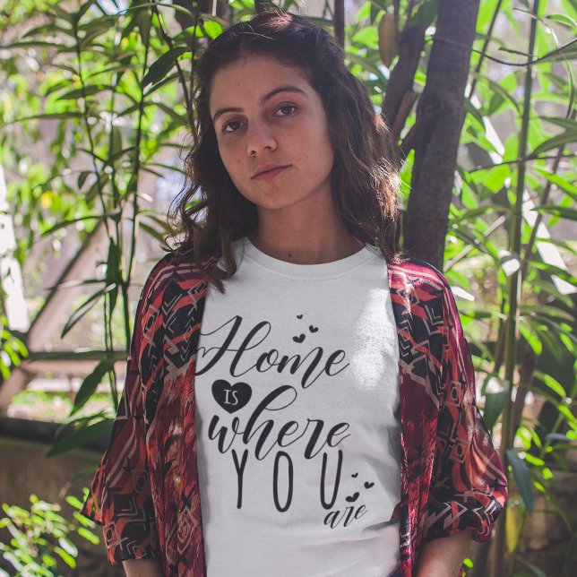 Camiseta Lar é onde você está (Criador carregado)