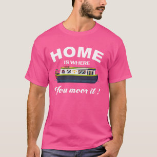 Camiseta Lar é onde você mama, é engraçado.