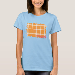 Camiseta Laranja 3 da xadrez