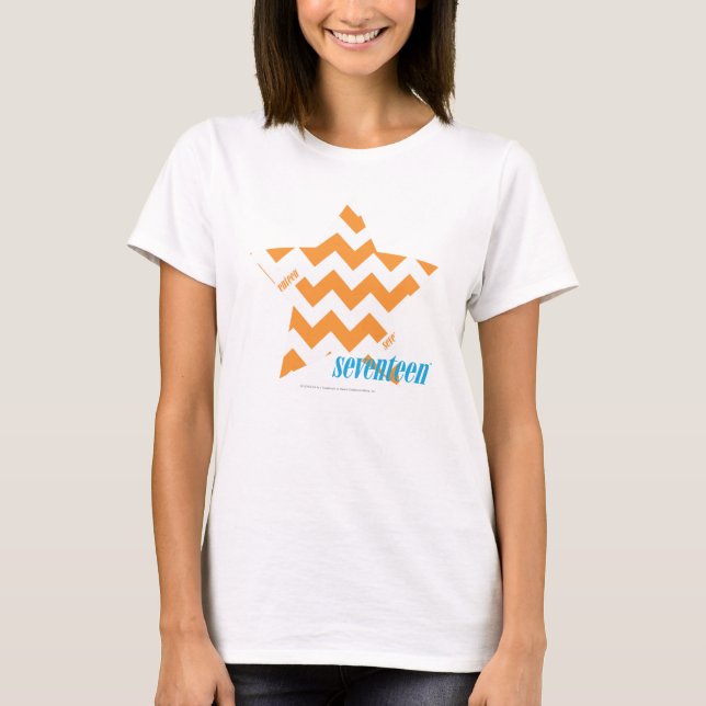Camiseta Laranja 3 do ziguezague (Frente)