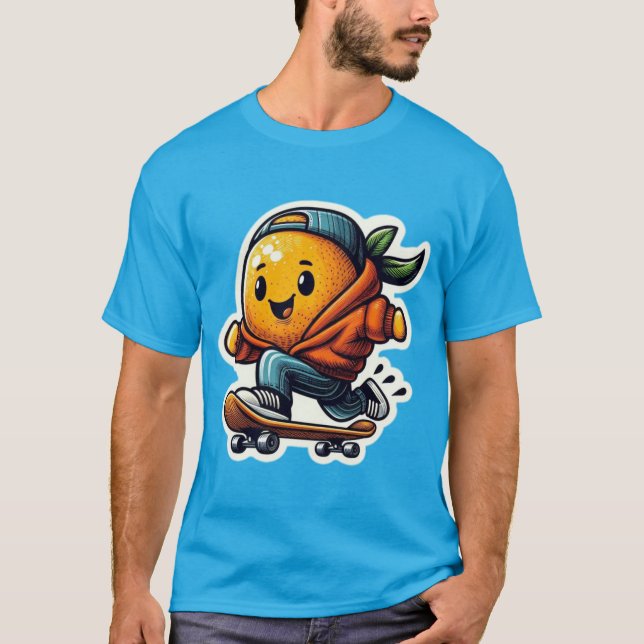 CAMISETA LARANJA 4 (Frente)