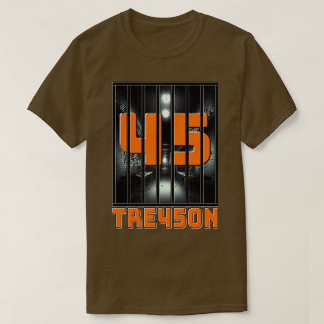 Camiseta Laranja 45 TRE45ON (Frente do Design)