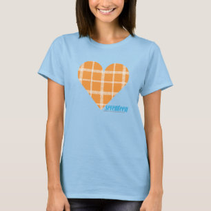 Camiseta Laranja 4 da xadrez