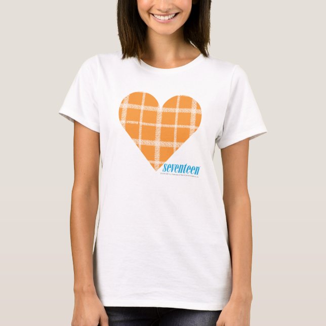 Camiseta Laranja 4 da xadrez (Frente)
