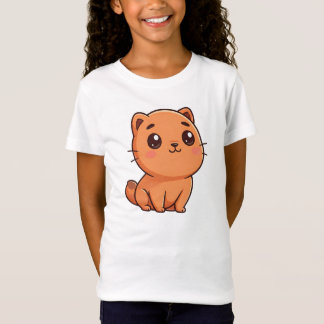 Camiseta Laranja Adorável