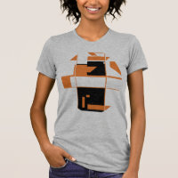 Laranja Black MCM inspirado na Arte Geométrica Abs