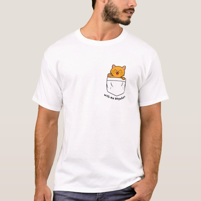 Camiseta Laranja Bonita Fazendo Alô (Frente)