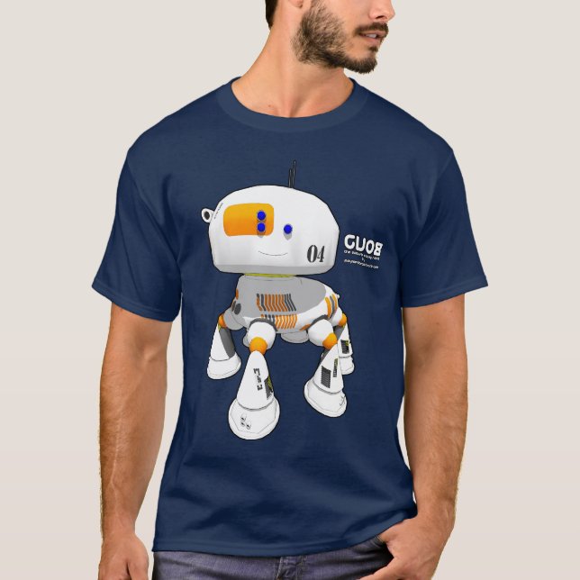 Camiseta Laranja branca do drak CV08 (Frente)