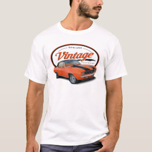 Camiseta Laranja Camaro do vintage