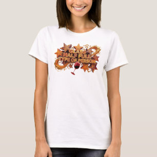 CAMISETA LARANJA CRISTALINA TIPO DE PESSOA COM COPO MEIO CH