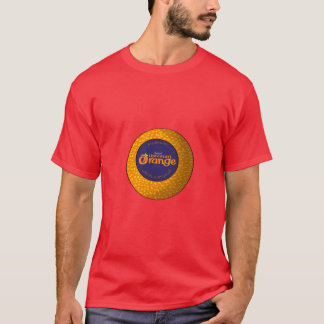 Camiseta laranja de chocolate da terrys