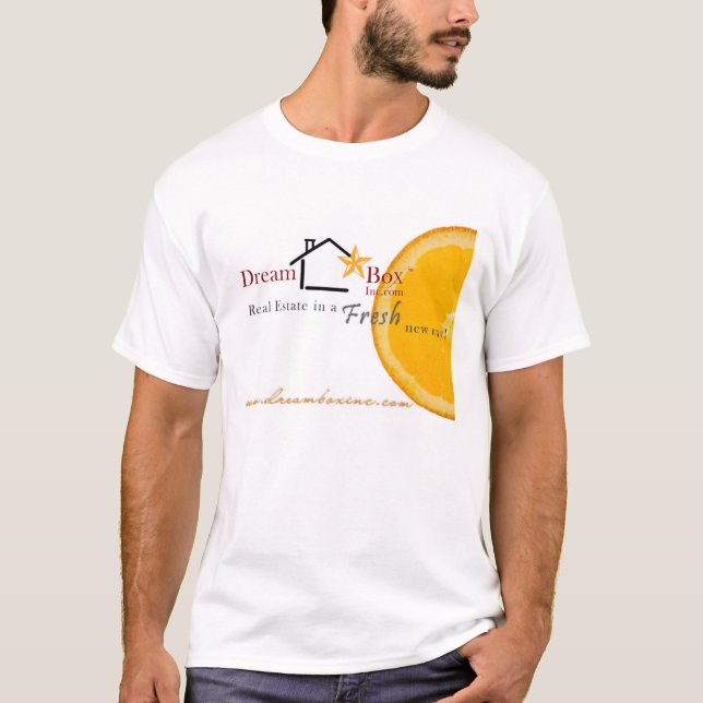 Camiseta Laranja de DreamBox, Inc. (Frente)