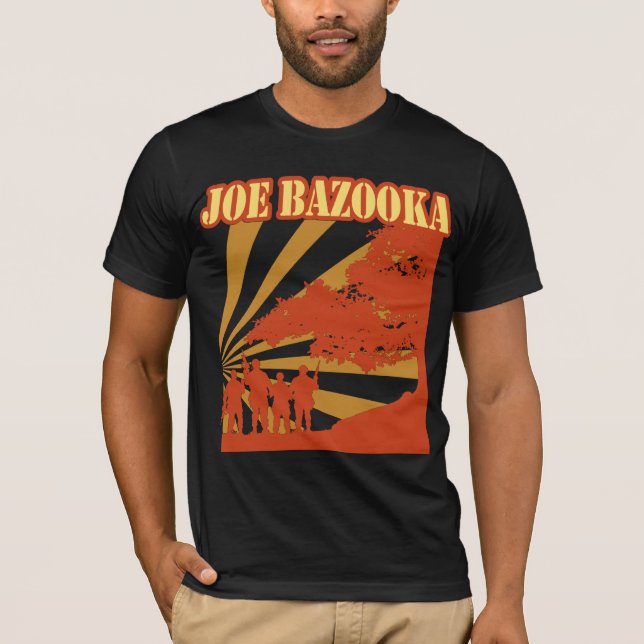 Camiseta Laranja de JB 2 no preto (Frente)