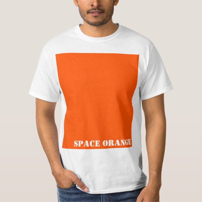 Camiseta Laranja espacial (Frente)