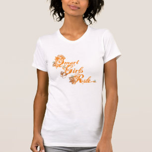 Camiseta Laranja esperta da regra das meninas