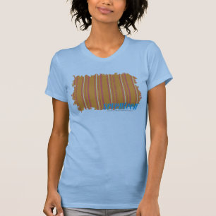Camiseta Laranja fina 2 das listras