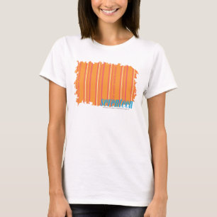 Camiseta Laranja fina 2 das listras