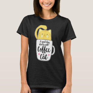 Camiseta Laranja Gato Café Mata Gato 1