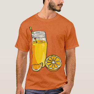 Camiseta Laranja Juice Laranja Fruta Suco Bebida