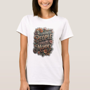 Camiseta Laranja Legal MINHAS PESSOAS FAVORITAS ME CHAMAM D