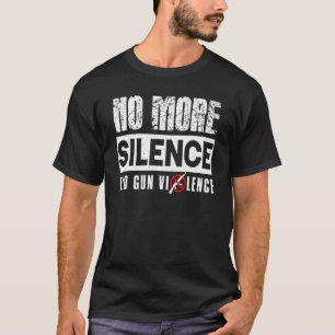 Camiseta Laranja Não Mais Silêncio Acabar Com Violência Ant