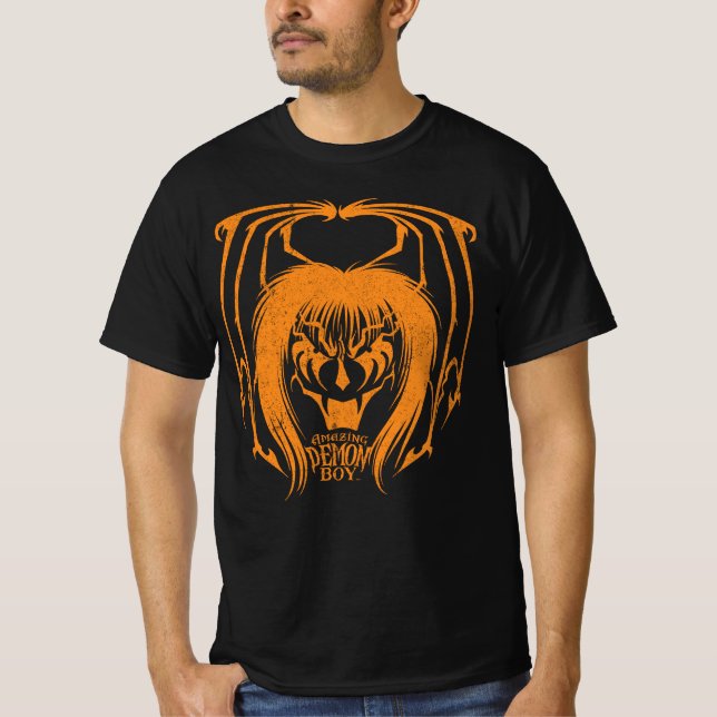 Camiseta Laranja No Dia das Bruxas 2021 do Demônio (Frente)