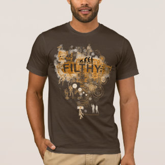 Camiseta Laranja sangrenta da evolução