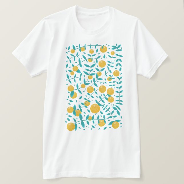 Camiseta Laranja Vintage Fruta (Frente do Design)