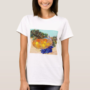 Camiseta Laranjas e limões com luvas azuis, Van Gogh