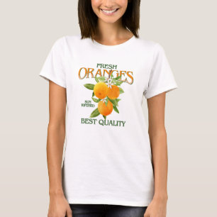 Camiseta Laranjas Frescas - Melhor Qualidade