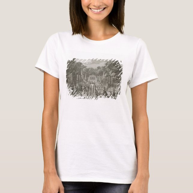 Camiseta L'Arc de Triomphe, Versalhes (gravura) (Frente)