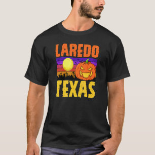 Camiseta Laredo Texas Happy Halloween Party Local Prid