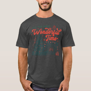 Camiseta Lareira Vintage Retro É o Momento Mais Maravilhoso