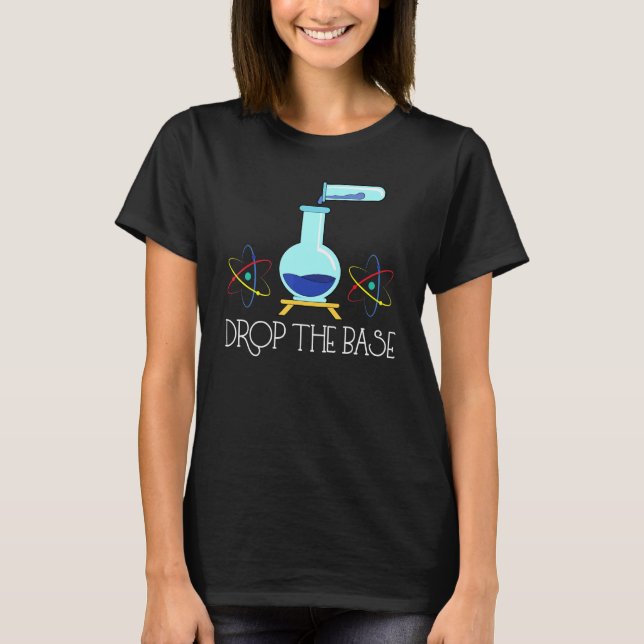 Camiseta Larga O Professor De Química De Base Pun (Frente)