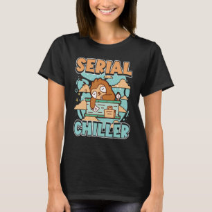 Camiseta Larga Serial Chiller Enche Sua Vida E Relaxa 1