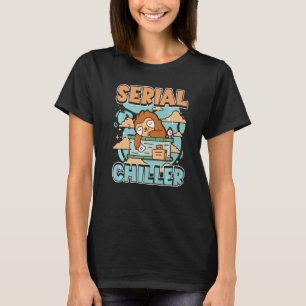 Camiseta Larga Serial Chiller Enche Sua Vida E Relaxa 1