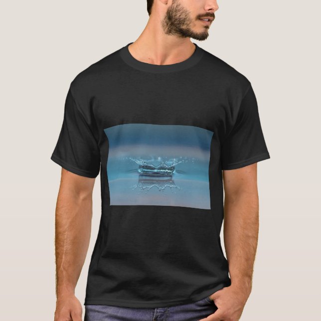 Camiseta Largar Arte de Impacto de Splash (Frente)