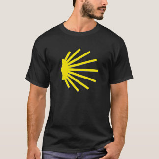Camiseta Large Scallop Shell Yellow Santiago De Compostela 