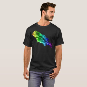 Camiseta LARGEMOUTH BASS Arco-Íris