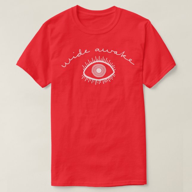 Camiseta LARGO AWAKE EYE branco (Frente do Design)