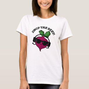 Camiseta Largue A Beet Engraçado Música Veggie Pun