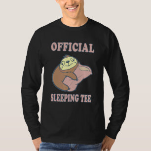 Camiseta Largura Eu Dormir Pijama Domingo Fim De Semana Dor