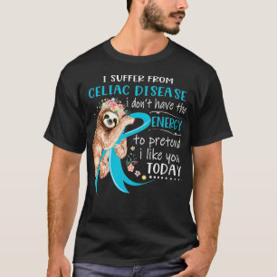 Camiseta Largura Que Sofro De Doença Celiaca Não Tenho