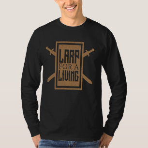 Camiseta Larp for Live Action Role Reproduzindo Larp para u