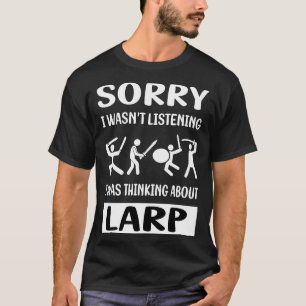 Camiseta Larp Larping RPG Roleplay Roleplay Reproduzindo Fu