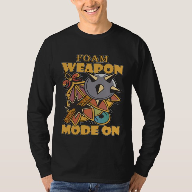 Camiseta Larping Events  Foam Weapon Mode On (Frente)