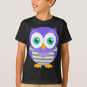 Camiseta Larry a coruja roxa (original)