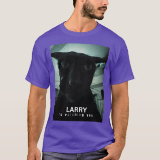 Camiseta LARRY está observando você presente engraçado
